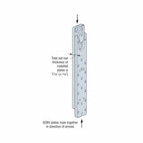 Simpson Strong-Tie SCBH3X15.37W-KT S(3" x 15-3/8") Concealed Beam Hanger Kit - Gray Paint - 5