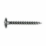 Simpson Strong-Tie SD8X1.25-R (#8 x 1-1/4") Wafer-Head Screw, #2 Phillips, Clear Zinc Coating (100 Pack)