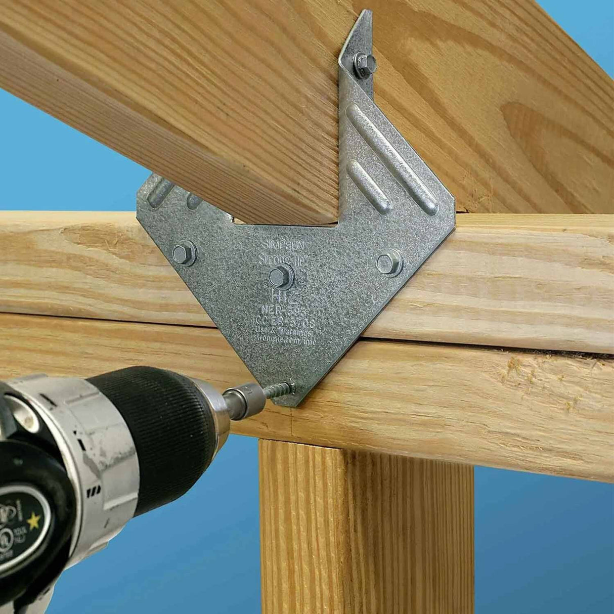 Simpson SD9112MB Strong-Tie #9 x 1-1/2" SD Connector Screw Class 55 Galvanized Connectors - 2