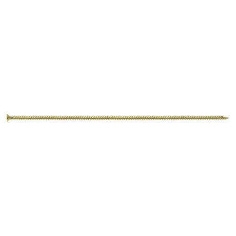 Simpson Strong-Tie SDCF272358 Strong-Drive (0.725" x 23-5/8") T50 Yellow Zinc Timber-CF Screw, Flat Head w/ Nibs (100 Pack)