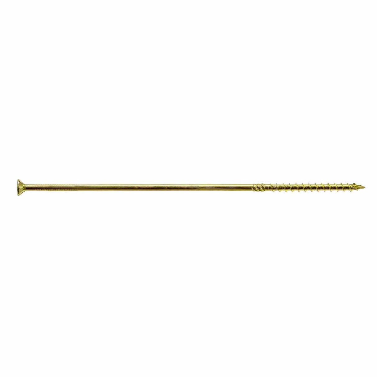 Simpson Strong-Tie SDCP221134 Strong-Drive (0.575" x 11-3/4") T40 Yellow Zinc SDCFC Timber-CFC Screw, Flat Head w/ Nibs (250 Pack)