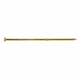 Simpson Strong-Tie SDCP22858 Strong-Drive (0.225" x 8-5/8") T40 Yellow Zinc SDCFC Timber-CFC Screw, Flat Head w/ Nibs (250 Pack)
