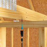 Simpson Strong-Tie SDPW14312-R50 Strong-Drive (0.140" x 3-1/2") T25 SDPW E-coat Deflector Screw, Washer Head, Blue (50 Pack) - 3