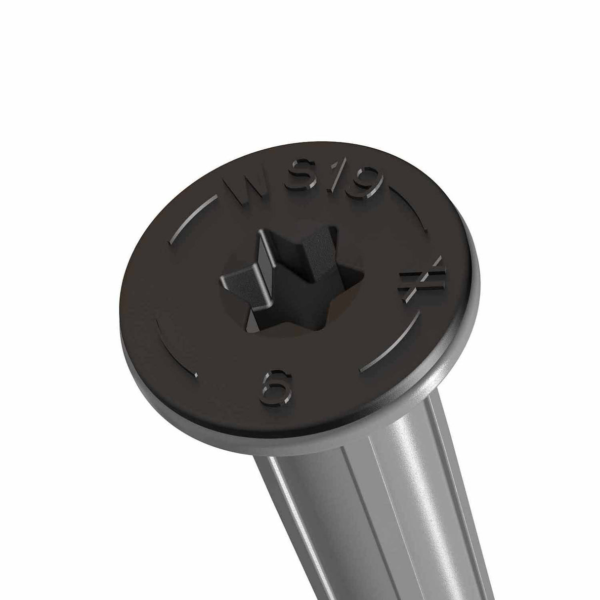 Simpson Strong-Tie SDPW19600-R50 Strong-Drive (0.140" x 6") T25 SDPW E-coat Deflector Screw, Washer Head, Gray (50 Pack) - 2