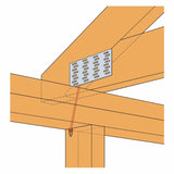 Simpson Strong-Tie SDWC15450-KT Strong-Drive(.155" x 4-1/2") T30 E-coat SDWC Truss Screw, Cap Head, Black (50 Pack) - 7