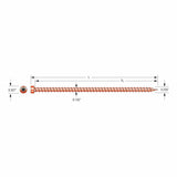 Simpson Strong-Tie SDWC15600-KT Strong-Drive(.155" x 4-1/2") T30 E-coat SDWC Truss Screw, Cap Head, Orange (50 Pack) - 5