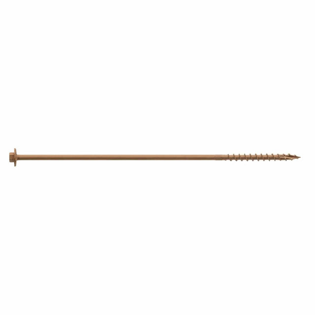 Simpson Strong-Tie SDWH191000DB-R50 Strong-Drive (0.195" x 10" x 5/16" Hex) SDWH Timber-Hex Screw with Double-Barrier Coating (50 Pack)