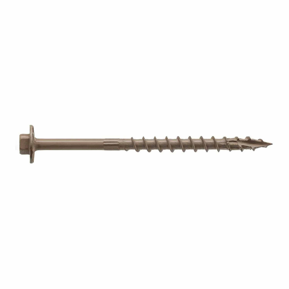 Simpson Strong-Tie SDWH19400DB-R50 Strong-Drive (0.195" x 4" x 5/16" Hex) SDWH Timber-Hex Screw, Double-Barrier Coating (50 Pack)