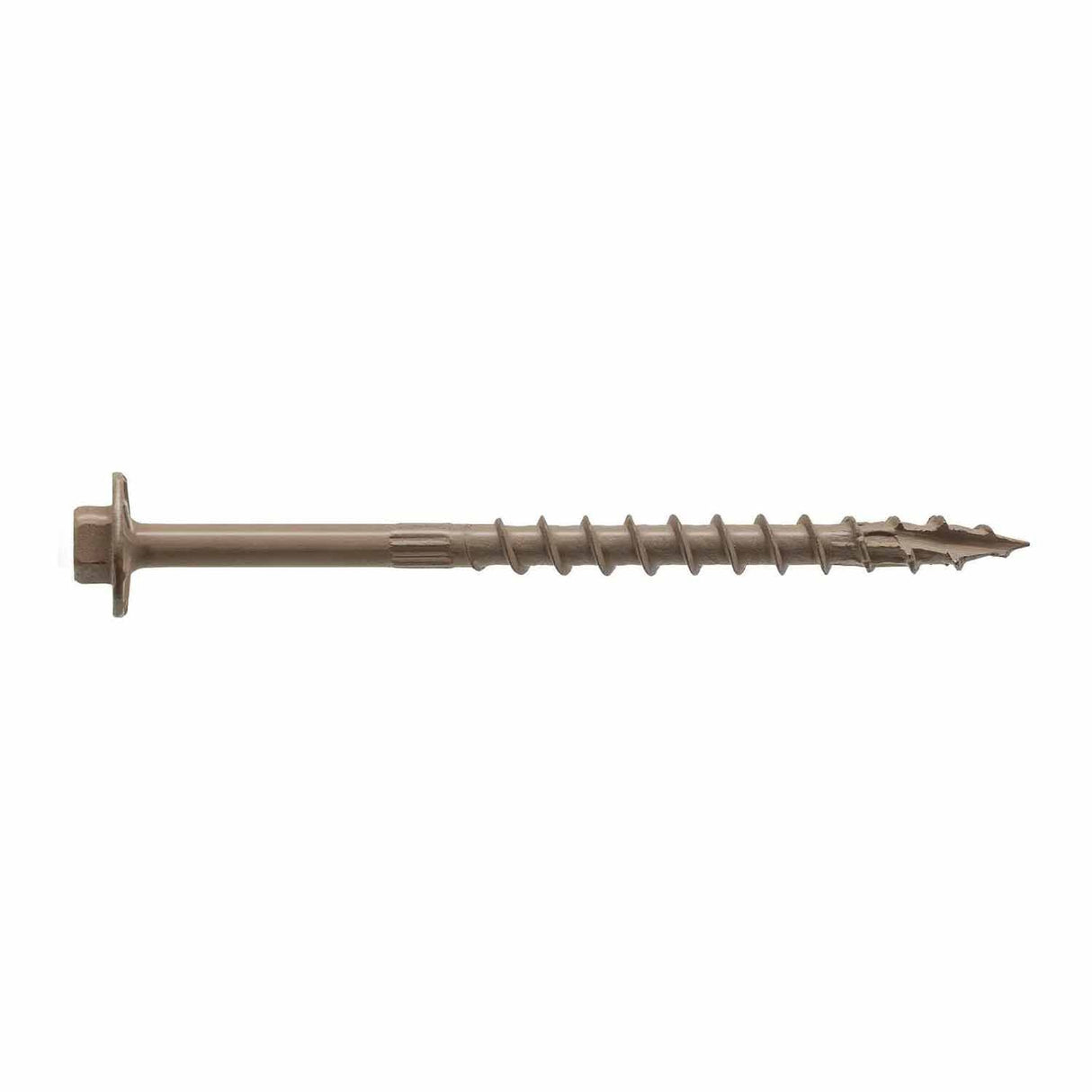 Simpson Strong-Tie SDWH19400DB-R50 Strong-Drive (0.195" x 4" x 5/16" Hex) SDWH Timber-Hex Screw, Double-Barrier Coating (50 Pack)