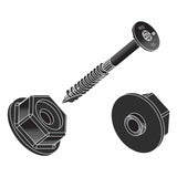 Simpson Strong-Tie SDWS25200DBBRC12 Strong-Drive(.250" x 2") T40 Outdoor Accents Structural Wood Screw, Black (12 Pack) - 3