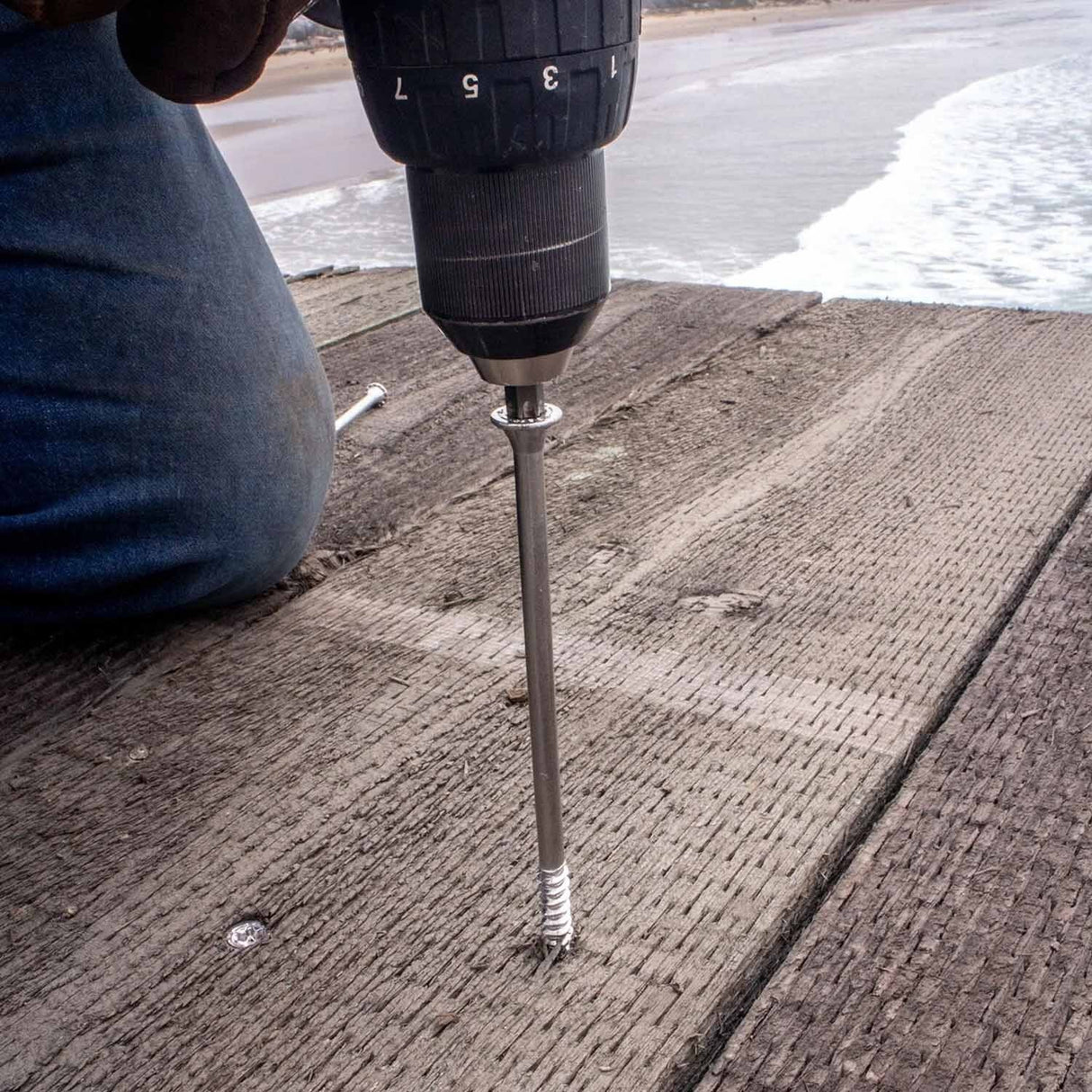 Simpson Strong-Tie SDWS27800SS-RC10 Strong-Drive (0.275" x 8") T50 SDWS Timber SS Screw, Type 316 (10 Pack) - 3