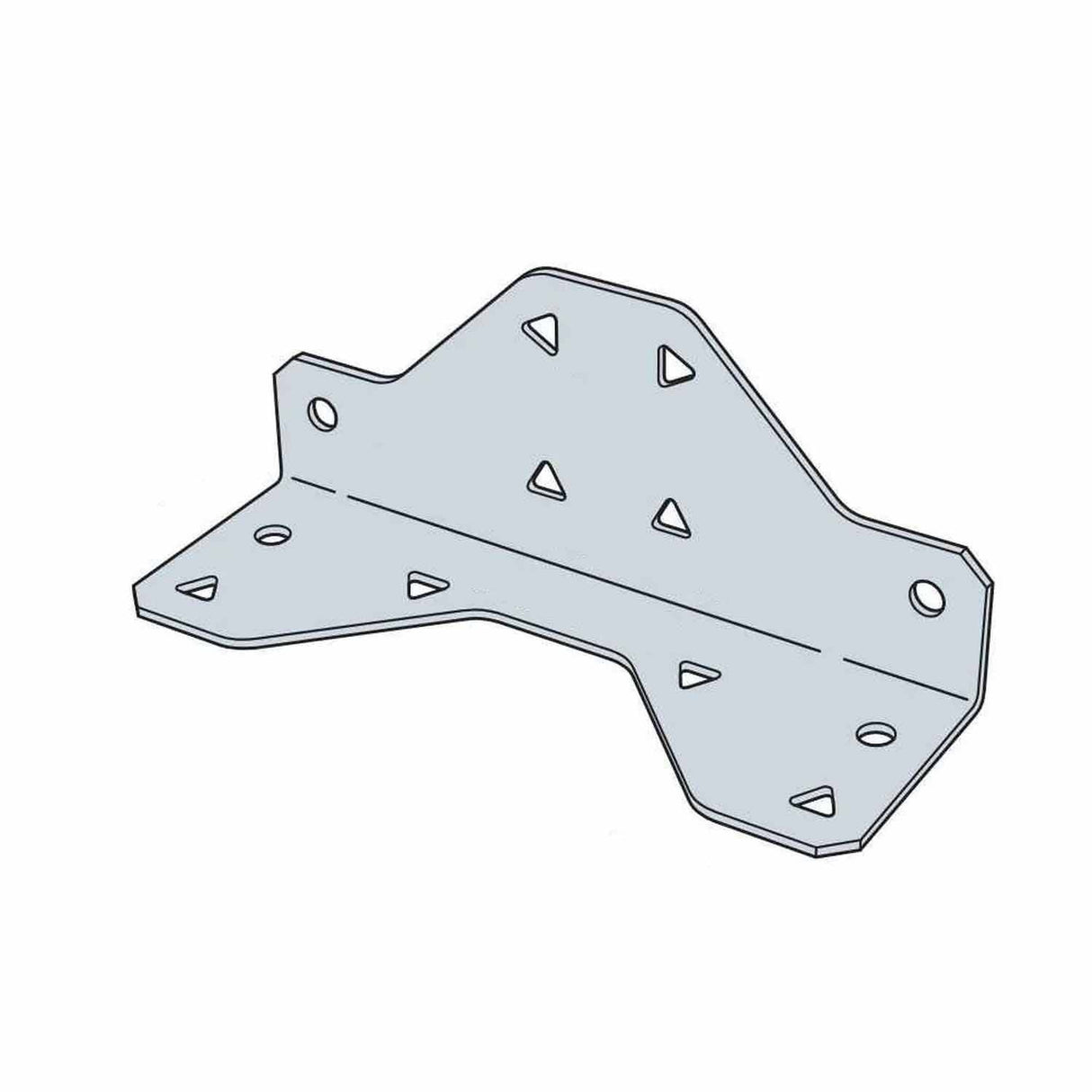 Simpson Strong-Tie SFC4.25-R175 (1-1/2" x 1-3/4" x 4-1/4") 16Ga Galvanized Steel Framing Connector (175 Pack) - 2