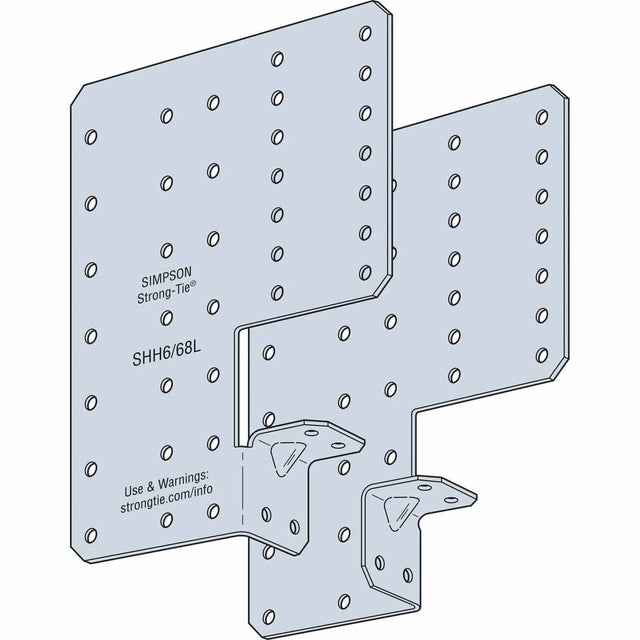 Simpson Strong-Tie SHH6/68-KT24 (7-3/16" x 5-5/8" 68-mil) Galvanized Steel Header Hanger (24 Pack)