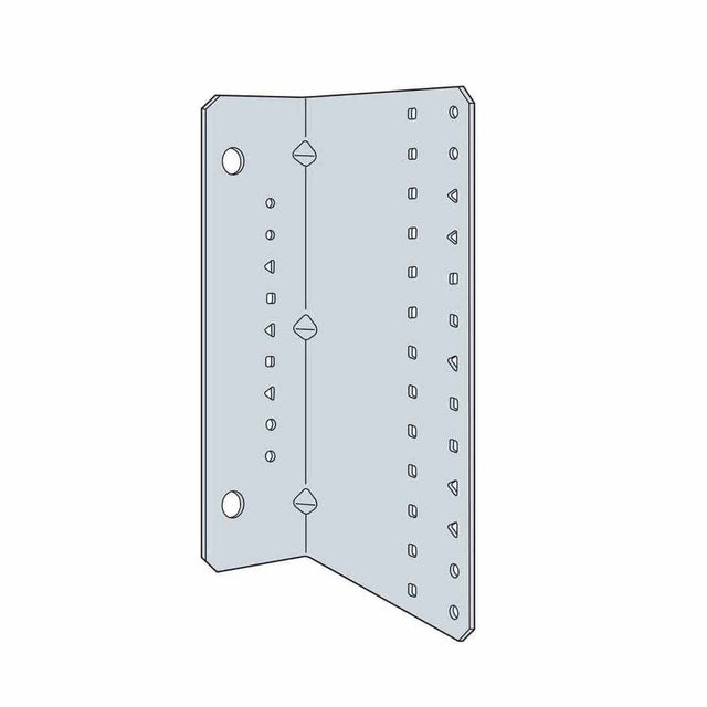 Simpson SJC8.25-R15 Strong-Tie SJC Steel Joist Connector 14-Gauge Galvanized for CFS Joists and Metal Deck (15 Pack)