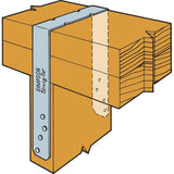 Simpson Strong-Tie SP6 (5-9/16" x 7-3/4") 20Ga Galvanized U-Shaped Stud Plate Ties - 3