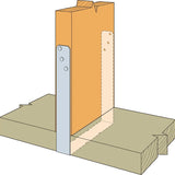 Simpson Strong-Tie SP8 (7-5/16" x 8-5/16")  20Ga Galvanized U-Shaped Stud Plate Ties - 2