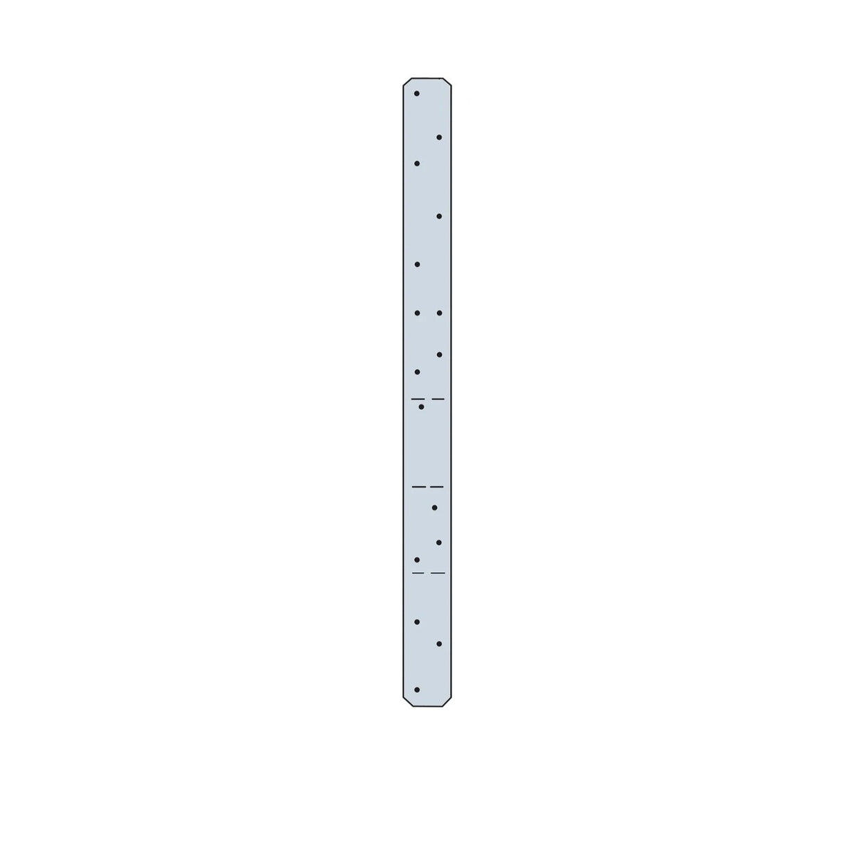 Simpson Strong-Tie ST18 (17-3/4") 16-Gauge Galvanized Strap Tie