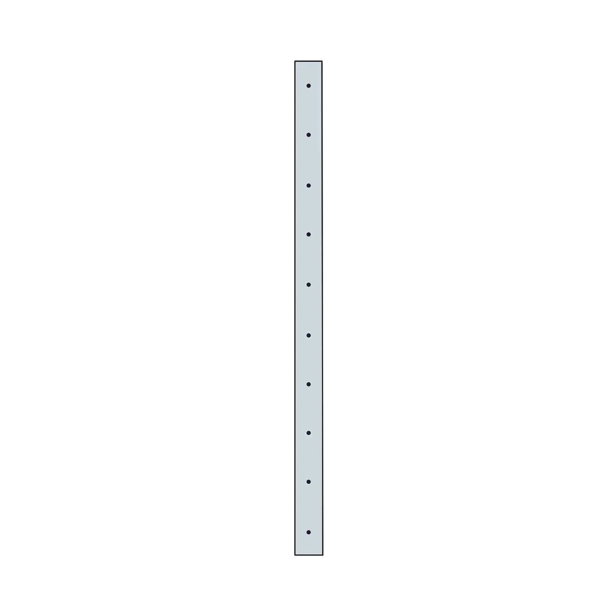 Simpson ST2115 Strong-Tie 16-5/16" 20-Gauge Galvanized Strap Tie for Wood Construction