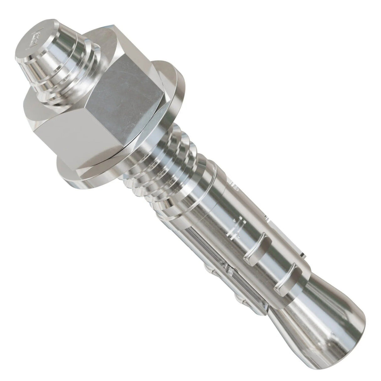 Simpson Strong-Tie STB2-372146SSR50 Strong Bolt (3/8" x 2-1/4") Stainless Steel 2 Wedge Anchor - Unassembled (50 Pack)