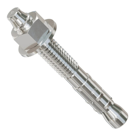 Simpson Strong-Tie STB2-373126SS Strong Bolt (3/8" x 3-1/2") Stainless Steel 2 Wedge Anchor - Uassembled (50 Pack)