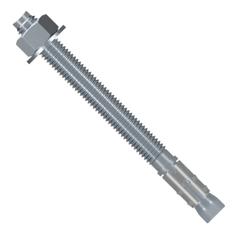 Simpson Strong-Tie STB2-50334C10 Strong Bolt (1/2" x 3-3/4") 2 Wedge Anchor - Zinc Plated (10 Pack)