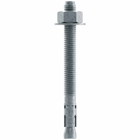 Simpson STB2-50334MGF25 Strong Bolt Mechanically Galvanized Wedge Anchor 1/2 in. x 3-3/4 in. Fully Assembled (25 Pack)