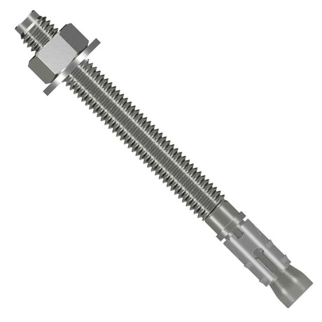 Simpson Strong-Tie STB2-505124SS Strong Bolt (1/2" x 5-1/2") Stainless-Steel Wedge Anchor - Unassembled (25 Pack)