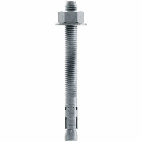 Simpson STB2-50512MGF25 Strong Bolt Mechanically Galvanized Wedge Anchor 1/2 in. x 5-1/2 in. Fully Assembled (25 Pack)