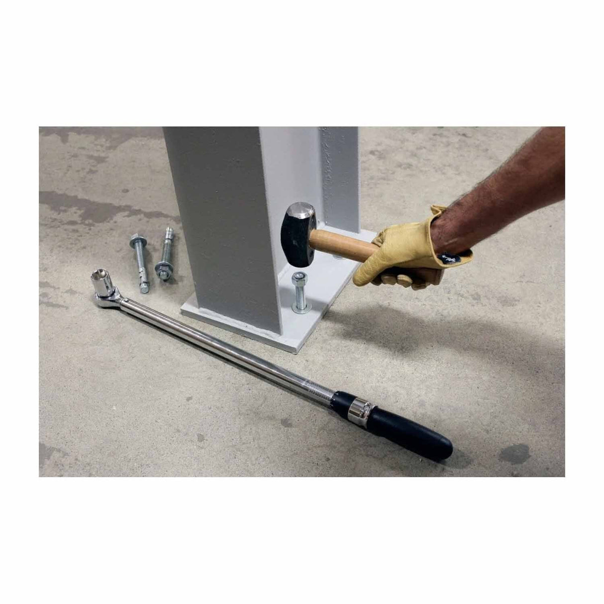 Simpson STB2-62100F10 Strong Bolt 5/8 in. x 10 in. Strong-Bolt 2 Wedge Anchor Zinc Plated Fully Assembled (10 Pack) - 7