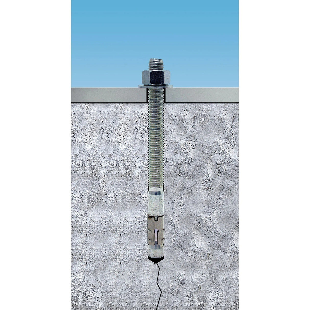 Simpson Strong-Tie STB2-62700 Strong-Bolt (2-5/8" x 7") 2 Wedge Anchor - Zinc Plated (20 Pack) - 3