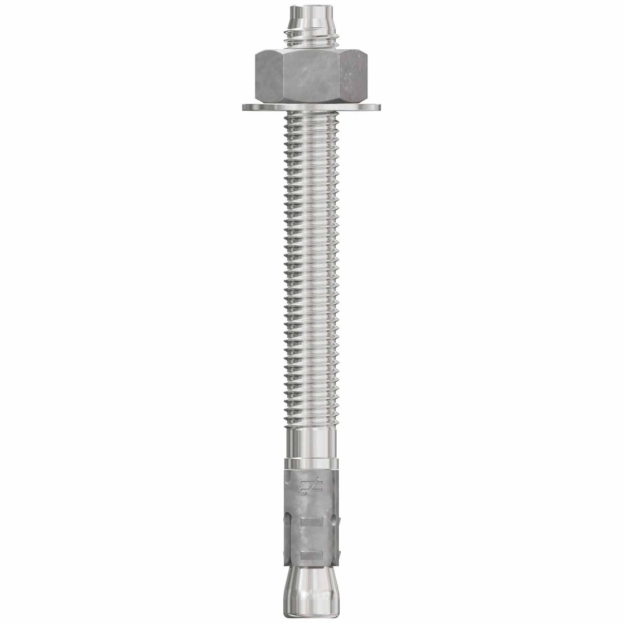 Simpson STB2-62812S6F20 Strong Bolt 5/8 in. x 8-1/2 in. Type 316 Stainless-Steel Wedge Anchor Fully Assembled for Concrete (20 Pack)