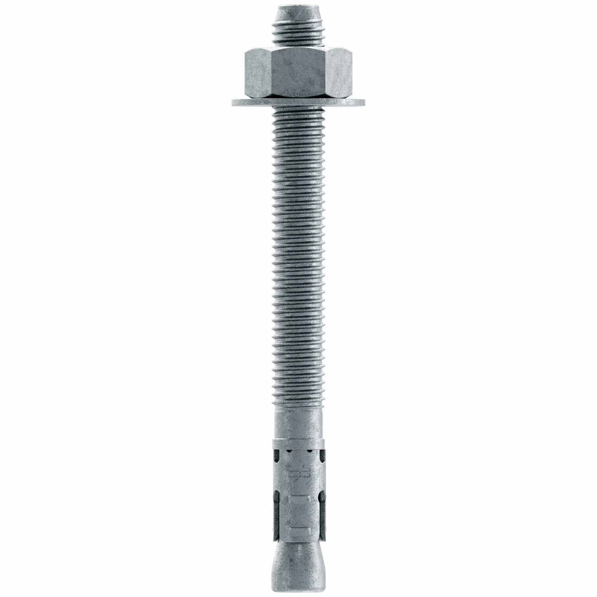 Simpson STB2-75100MGF8 Strong Bolt 3/4 in. x 10 in. Mechanically Galvanized Wedge Anchor Fully Assembled for Concrete and Masonry (8 Pack)