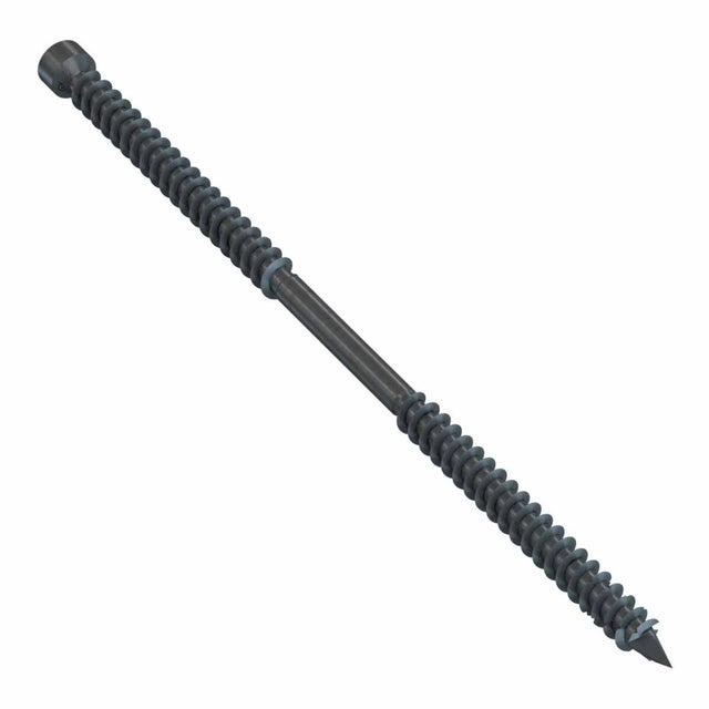 Simpson SWD18614DBB Strong-Tie Double-Threaded Wood Screw 0.180 x 6-1/4 in Black for Exterior Wood-to-Wood Structural Applications (500 Pack)