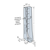 Simpson Strong-Tie S/HDU4 (7-7/8 in.) Light-Gauge Steel Holdown for Cold-Formed Steel Framing - 2