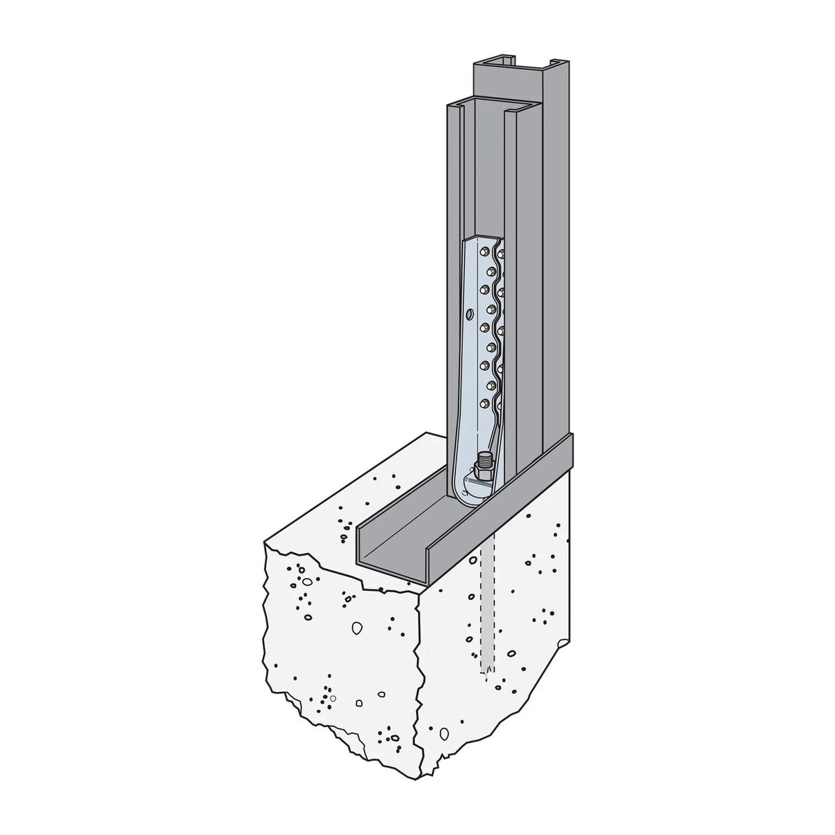 Simpson S/HDU4 Strong-Tie Light-Gauge Steel Holdown for Cold-Formed Steel Framing - 6