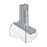 Simpson S/HDU6 Strong-Tie Light Gauge Holdown For Steel - G90 Galvanized - 8
