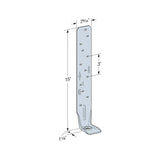 Simpson S/LTTP2 Strong-Tie Galvanized Tension Tie for Cold-Formed Steel Construction - 2