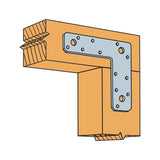 Simpson Strong-Tie 88L (8" x 8") 14-Gauge Galvanized L Strap - 3