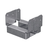 Simpson Strong-Tie ABA44RZ (3-1/8") 16Ga Adjustable Post Base for Rough Cut 4x4 - ZMAX Finish