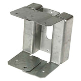 Simpson Strong-Tie ABA44Z (3-3/8") 16Ga Adjustable Post Base for 4x4 Lumber - ZMAX Finish - 3