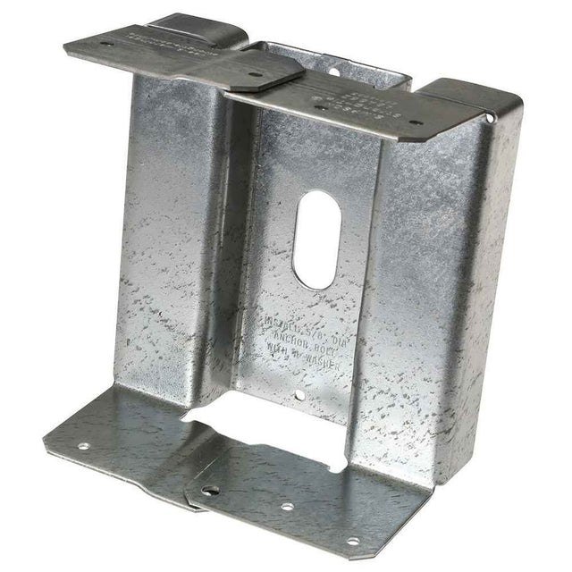Simpson Strong-Tie ABA66RZ (6") 14Ga Adjustable Standoff Post Base for 6x6 Rough - ZMAX Finish