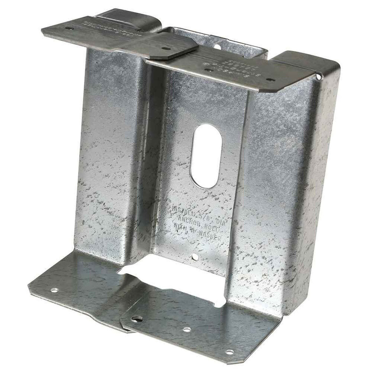 Simpson Strong-Tie ABA66Z (6") 16Ga Adjustable Standoff Post Base for 6x6 -  ZMAX Finish - 2