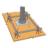 Simpson Strong-Tie ABL7-1 (7/8") Strong-Rod Anchor Bolt Locator with Nut - 3