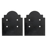 Simpson Strong-Tie APB1010DSP (10x) Decorative Post Base Side Plate - Black Powder Coated