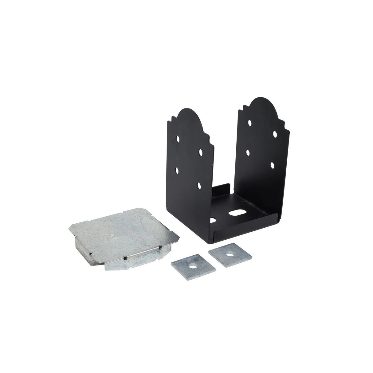 Simpson Strong-Tie APB88 (8" x8") APB Outdoor Accents Adjustable Post Base - Black Powder Coated - 2