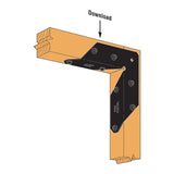 Simpson Strong-Tie APRTA2 Outdoor Accents Rigid Tie Angle for 2x2 Joist/Post - 3