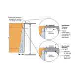 Simpson Strong-Tie BA1.81/11.88 (1-3/4" x 11-7/8") Top-Flange Joist Hanger for Engineered Wood - 7