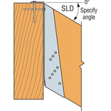 Simpson Strong-Tie BA312 (2-9/16" x 11-1/8") 12Ga Galvanized Top Flange Joist Beam Hanger - 6