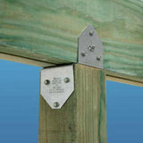 Simpson Strong-Tie BCS2-2/4 Galvanized Post Cap for Double 2x Beam, 4x Post - 2