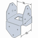 Simpson Strong-Tie BCS2-3/6SS (2-3x6) None  Post Cap - Stainless Steel - 2